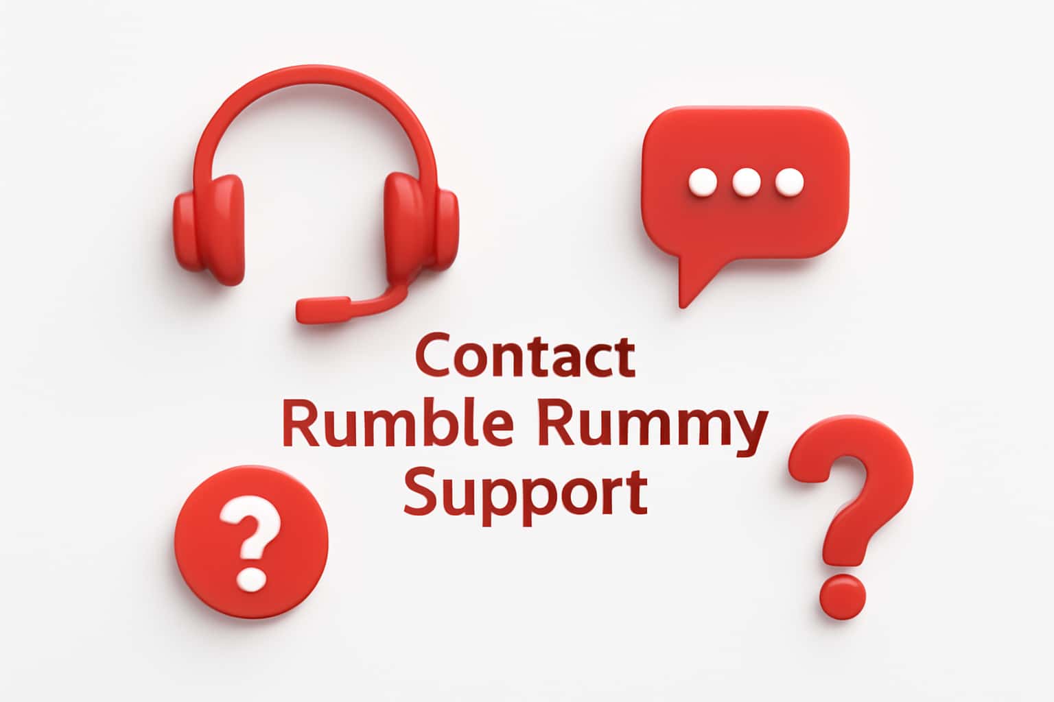 Contact Rumble Rummy Support Interface