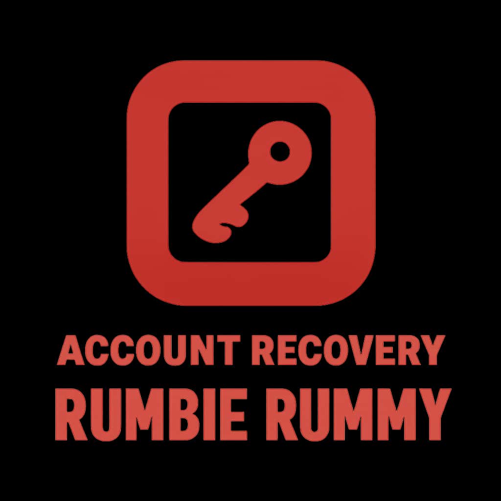 Icon representing the account recovery help guide for Rumble Rummy.