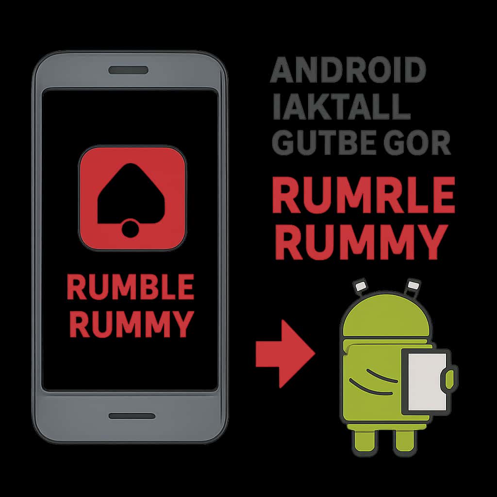Diagram illustrating the installation process for Rumble Rummy.
