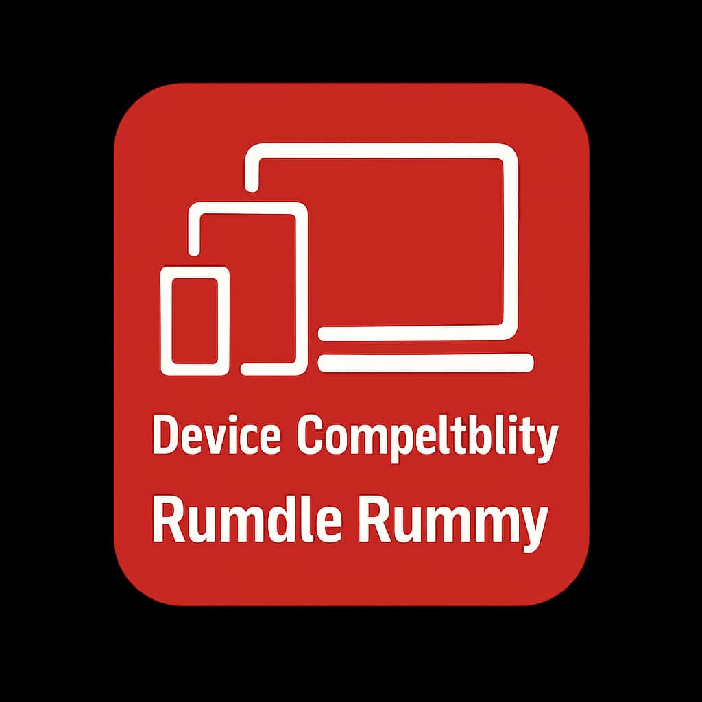 An icon representing Device Compatibility for Rumble Rummy.
