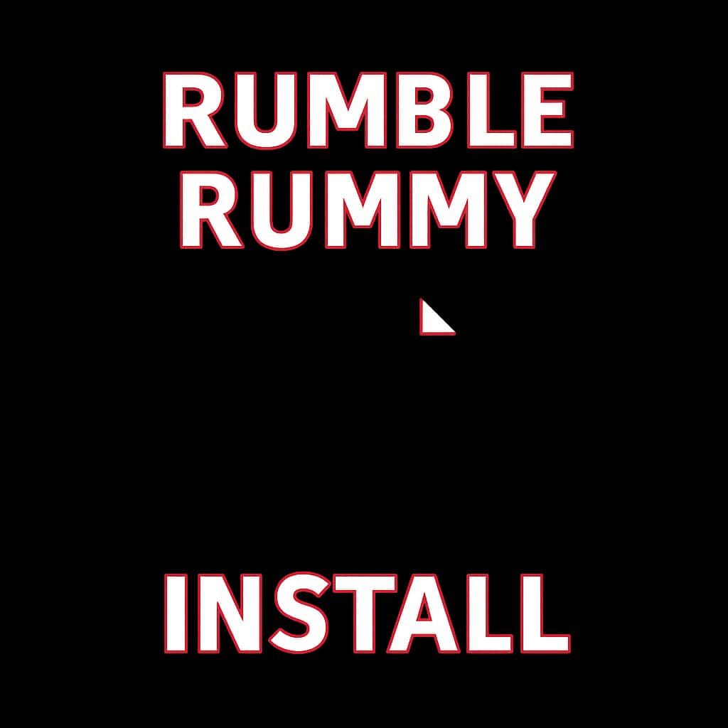 Rumble Rummy Install guide icon.