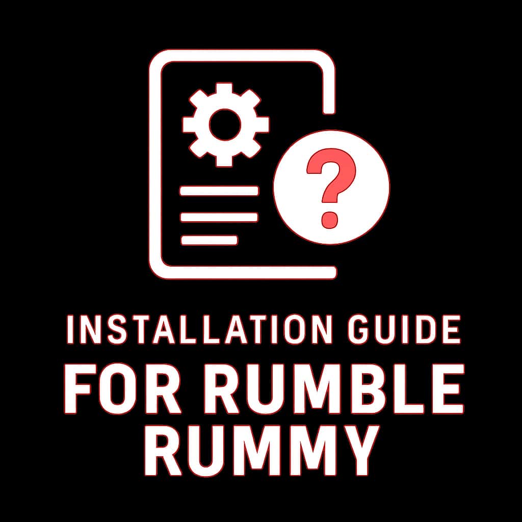 Icon representing the installation guide for Rumble Rummy.