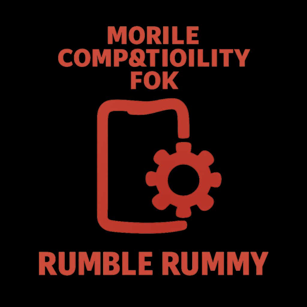 Icon representing mobile compatibility for Rumble Rummy.