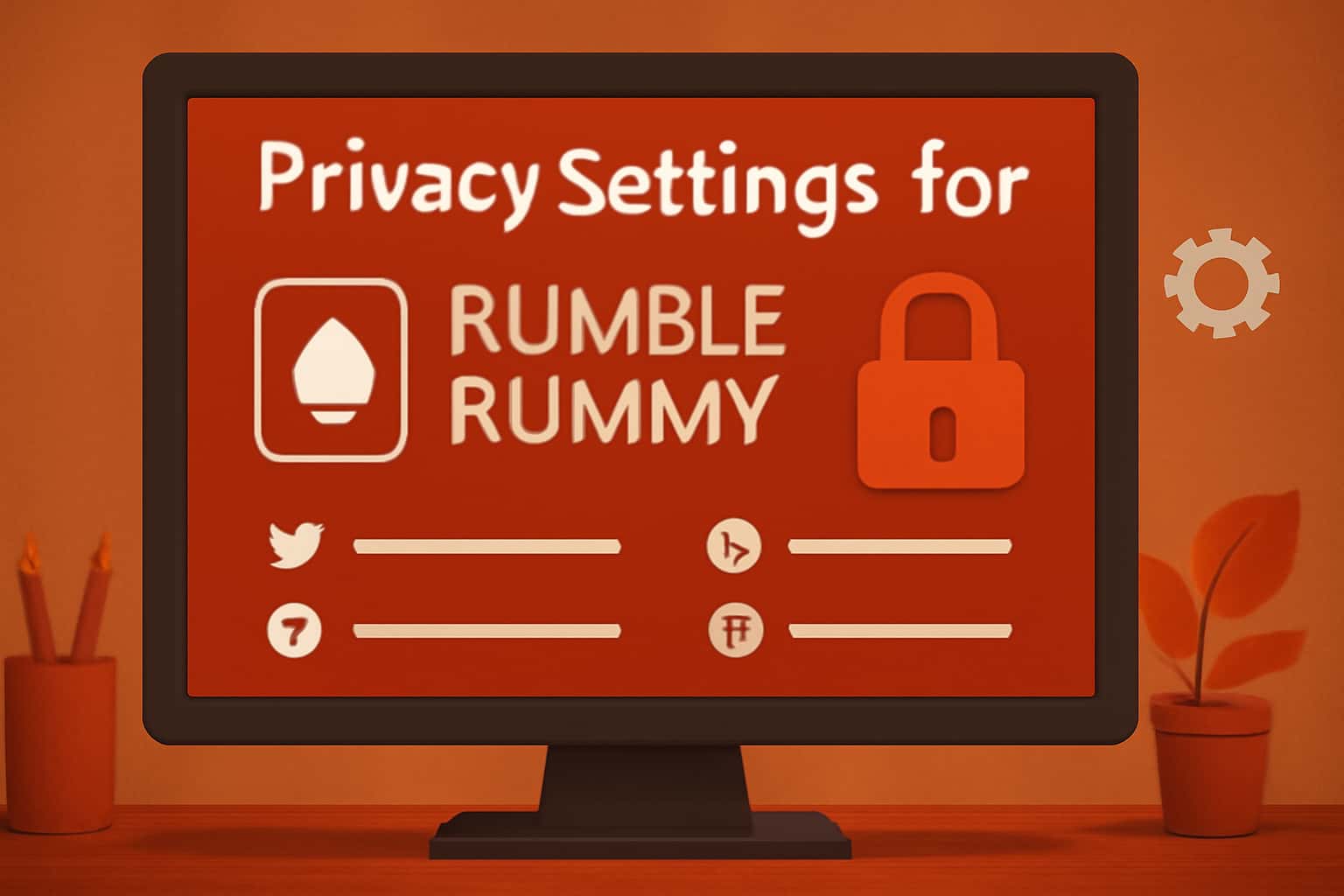 Informational image about Privacy Settings for Rumble Rummy with text included.
