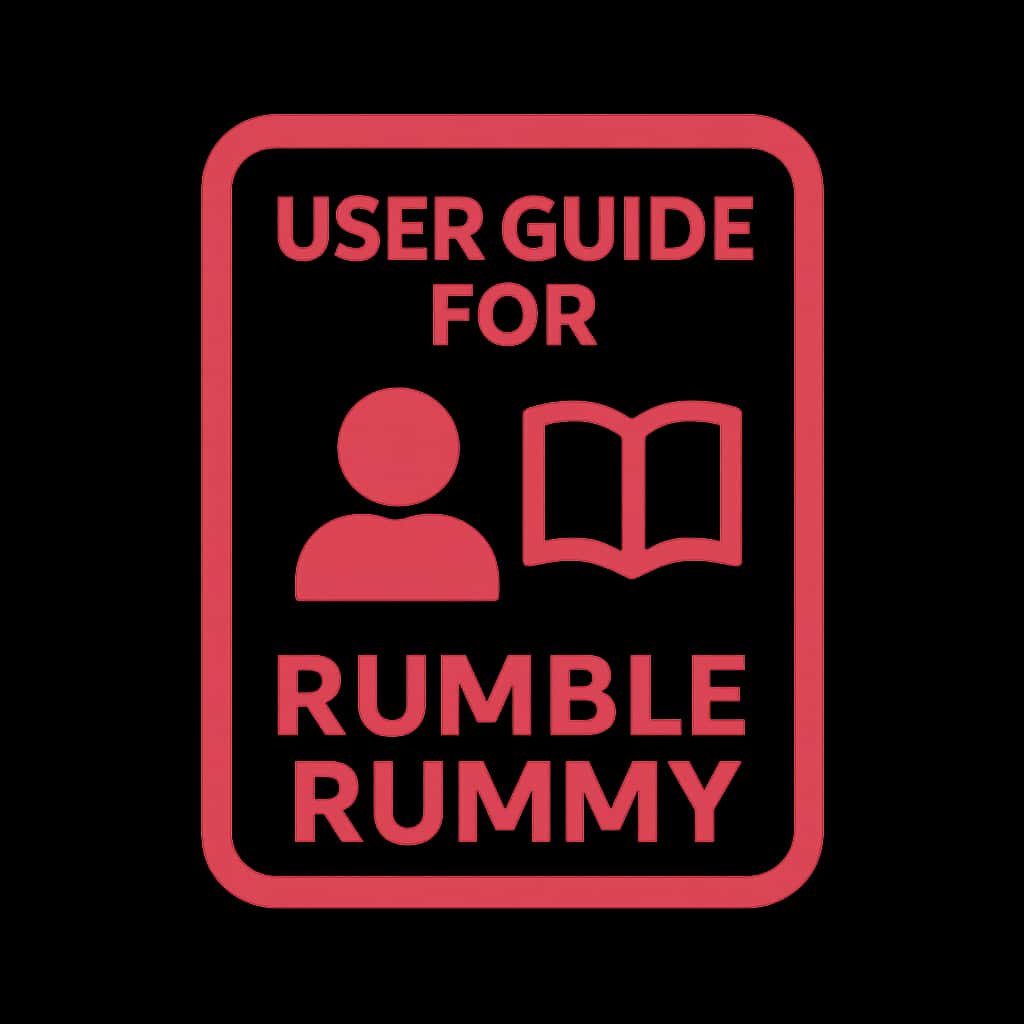 Icon representing the User Guide for Rumble Rummy.
