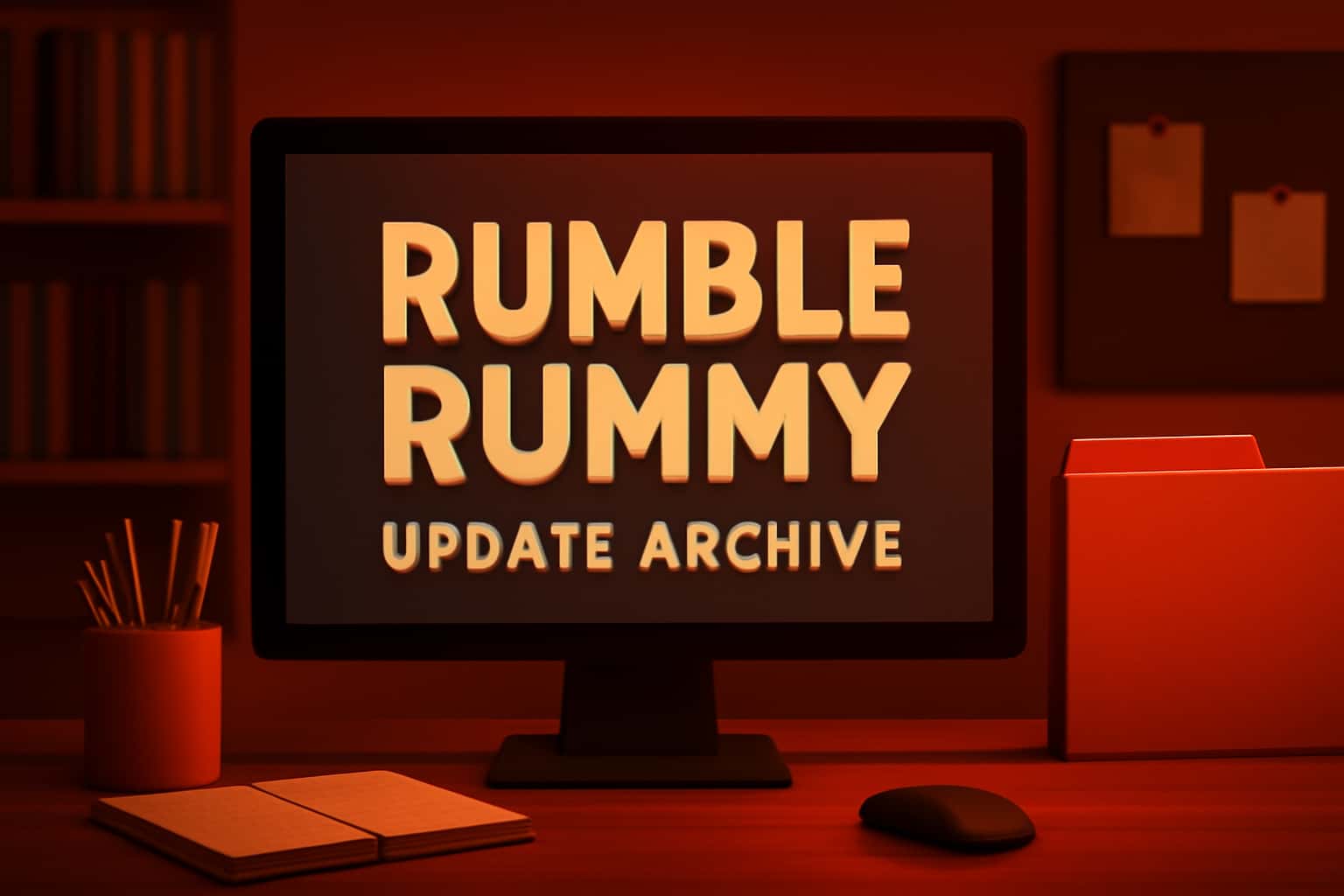 Informational scene related to Rumble Rummy Update Archive.