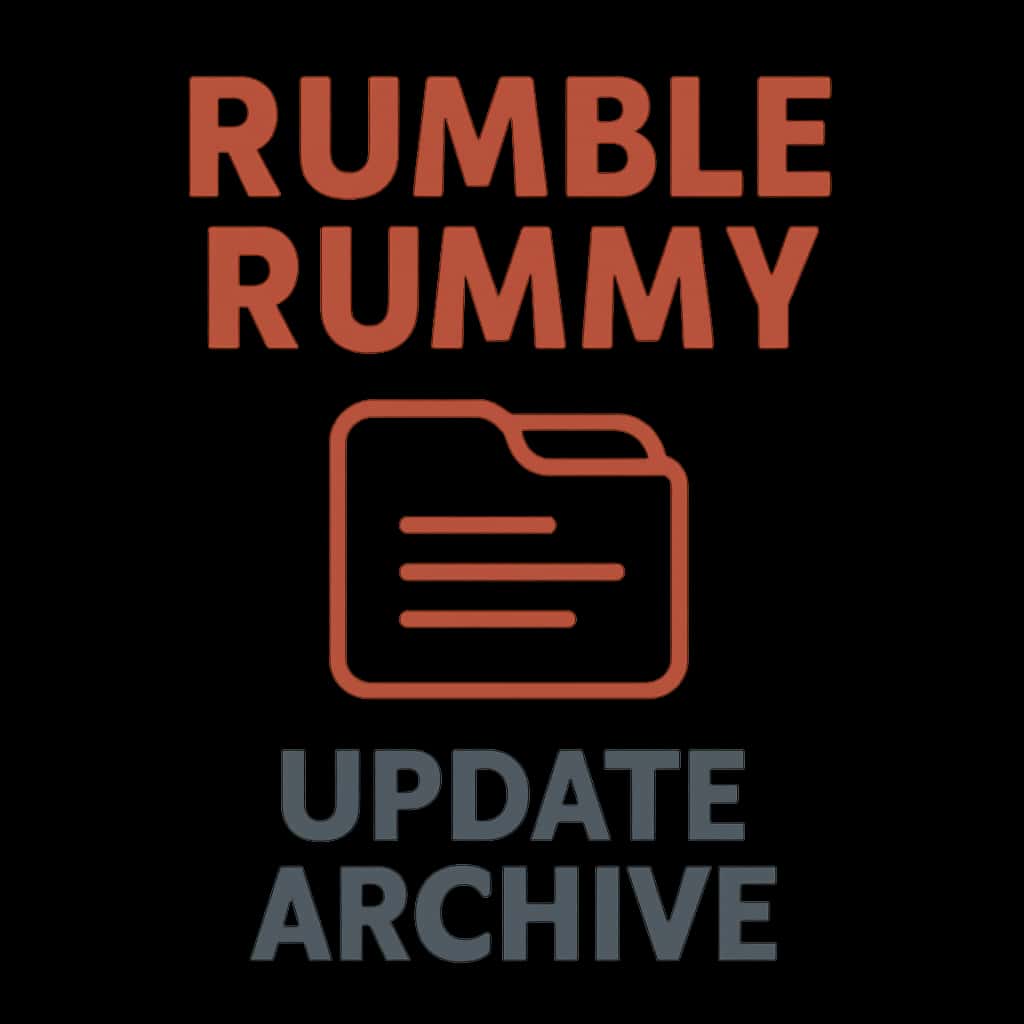 Diagram explaining Rumble Rummy Update Archive.